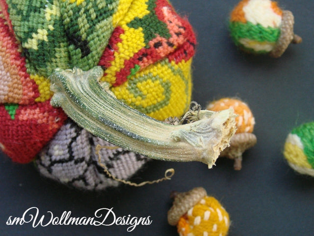 Heirloom Needlepoint Pumpkins (tm)