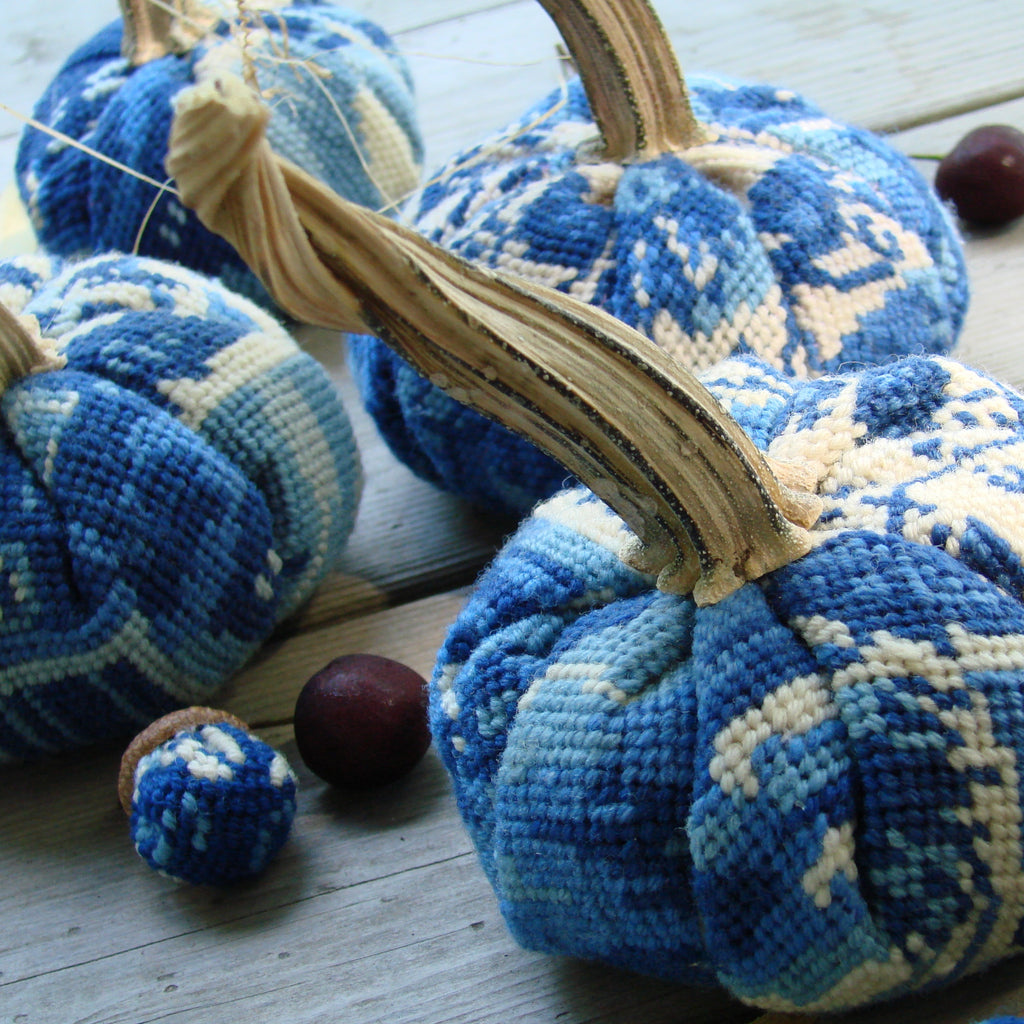 Heirloom Needlepoint Pumpkins (tm)