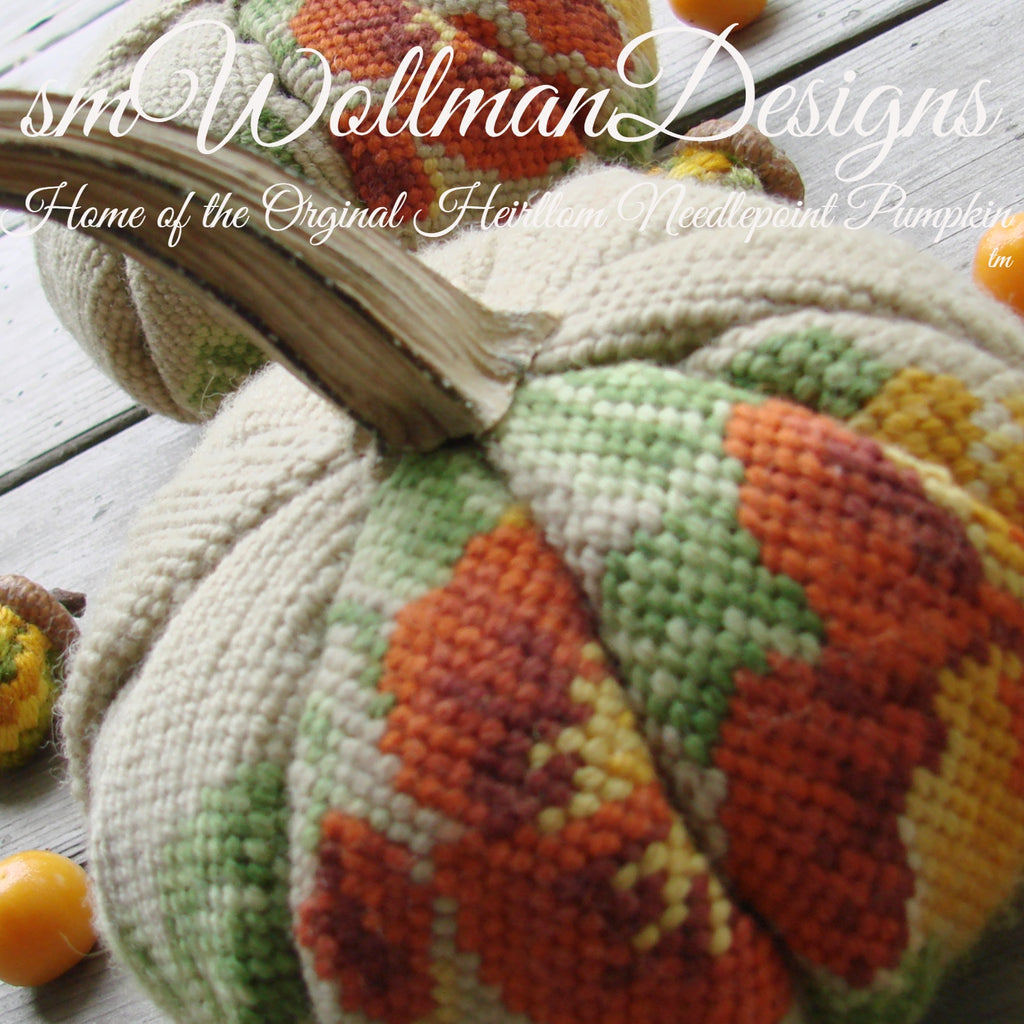 Heirloom Needlepoint Pumpkins (tm)