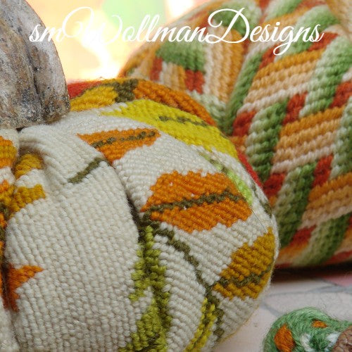 Heirloom Needlepoint Pumpkins (tm)