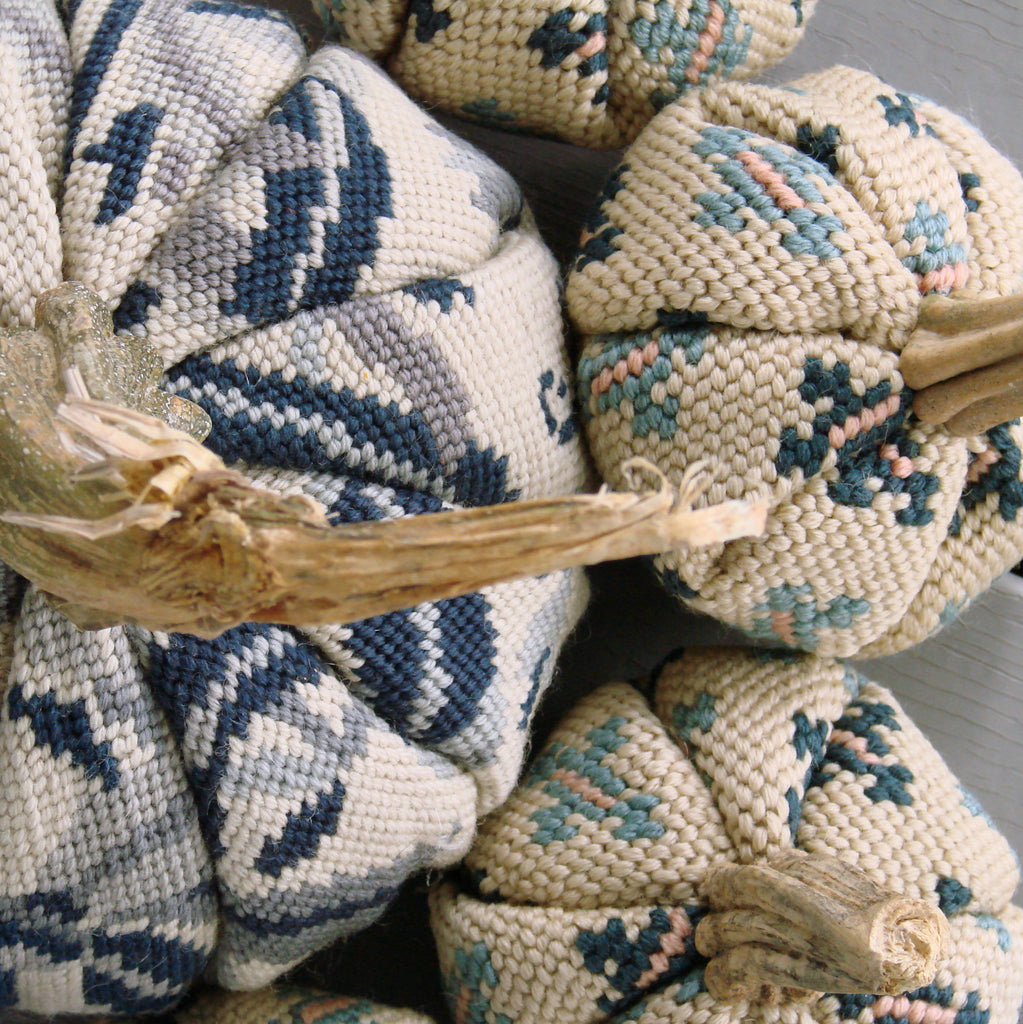 Heirloom Needlepoint Pumpkins (tm)