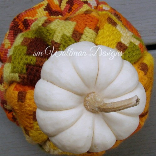 Heirloom Needlepoint Pumpkins (tm)