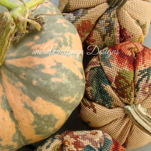 Heirloom Needlepoint Pumpkins (tm)