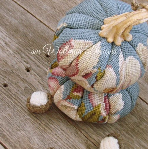 Heirloom Needlepoint Pumpkin