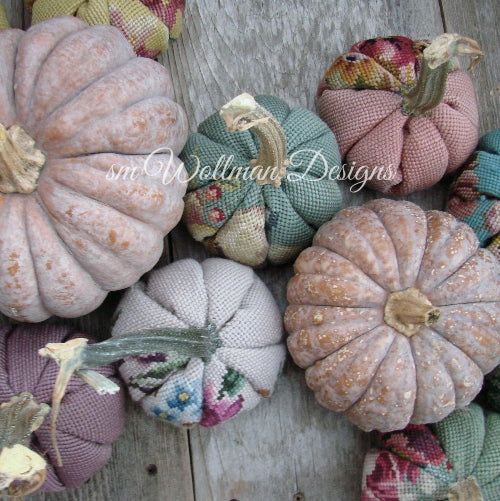 Heirloom Needlepoint Pumpkins (tm)